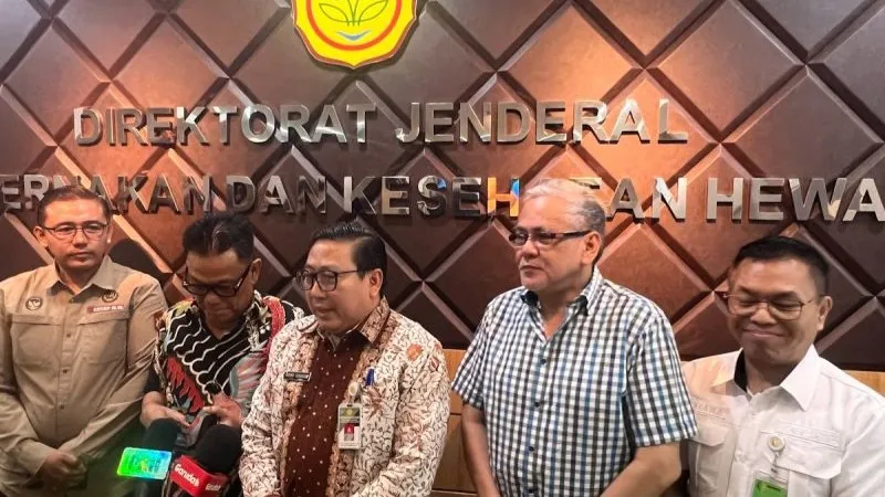 Direktur Jenderal Peternakan dan Kesehatan Hewan Kementan Agung Suganda 