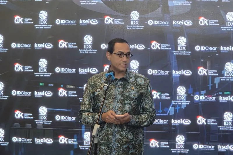 Kepala Eksekutif Pengawas Pasar Modal, Keuangan Derivatif dan Bursa Karbon OJK Hasan Fawzi 