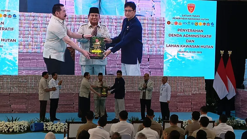 Satgas PKH menyerahkan kembali lahan kawasan hutan 