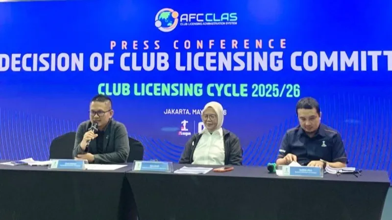 Jumpa pers hasil Club Licensing Cycle 2025/2026 National Club di Kantor I.League