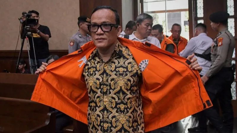 Terdakwa kasus dugaan pemerasan dalam pengurusan sertifikat k3 Immanuel Ebenezer 