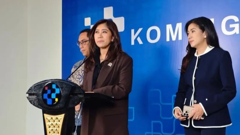 Menteri Komunikasi dan Digital RI Meutya Hafid. (ANTARA/Farhan Arda Nugraha)