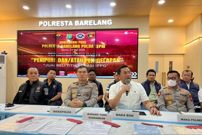 pengungkapan kasus dugaan penipuan titik SPPG di Batam 