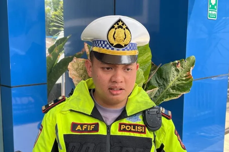Kasat Lantas Polres Bogor Iptu Afif Widhi Ananto di Mapolres Bogor