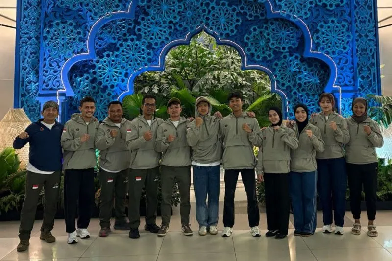 Dokumentasi tim panjat tebing disiplin speed Indonesia 