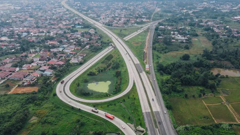 Pantauan arus lalulintas di Ruas Tol Medan–Kualanamu–Tebing Tinggi 