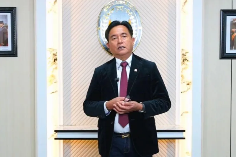 Menteri Koordinator Bidang Hukum, HAM, Imigrasi, dan Pemasyarakatan Yusril Ihza Mahendra 