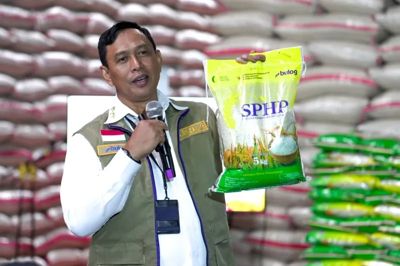 Direktur Utama Perum Bulog Ahmad Rizal Ramdhani 
