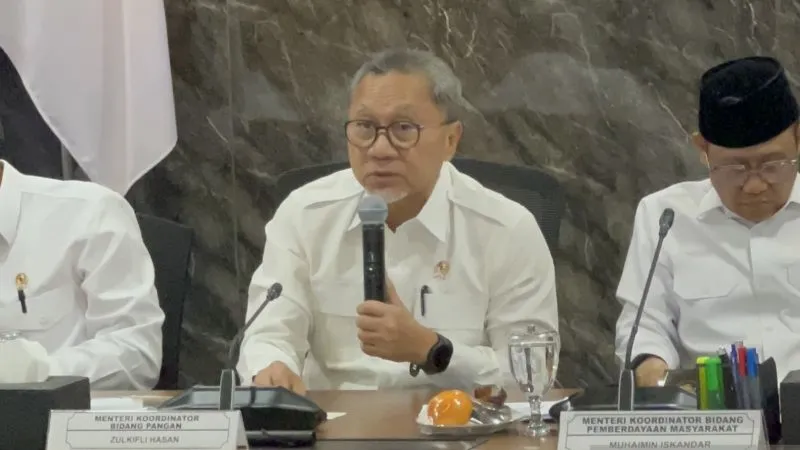 Menteri Koordinator (Menko) Bidang Pangan Zulkifli Hasan 