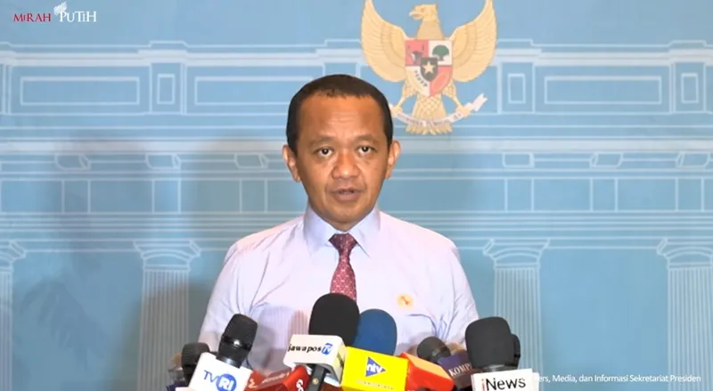 Menteri Energi dan Sumber Daya Mineral (ESDM) Bahlil Lahadalia 