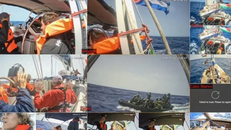 pasukan Israel menyerang kapal dari Armada Global Sumud 