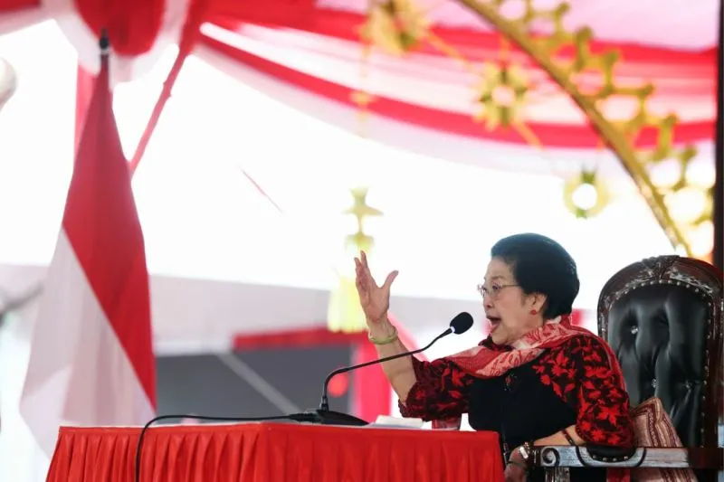 Presiden Ke-5 RI sekaligus Ketua Umum PDI Perjuangan Megawati Soekarnoputri 