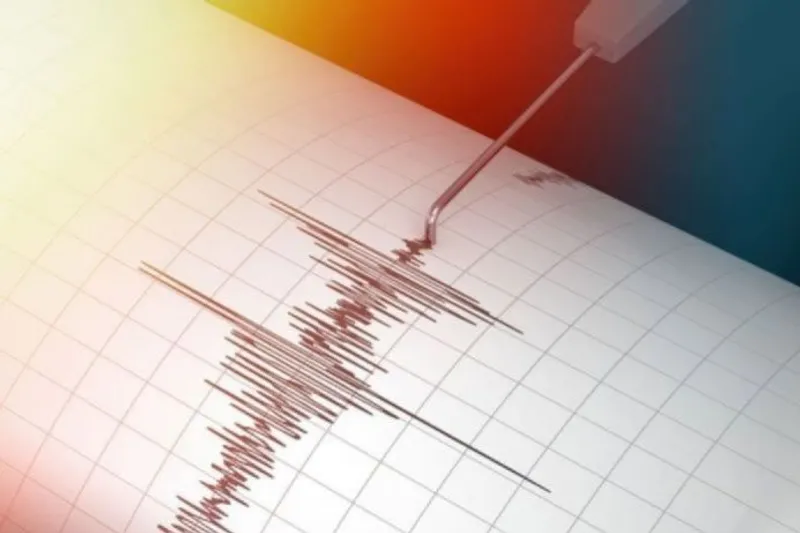 Seismograf gempa bumi