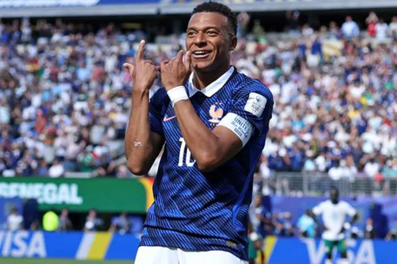 Pemain Prancis Kylian Mbappe