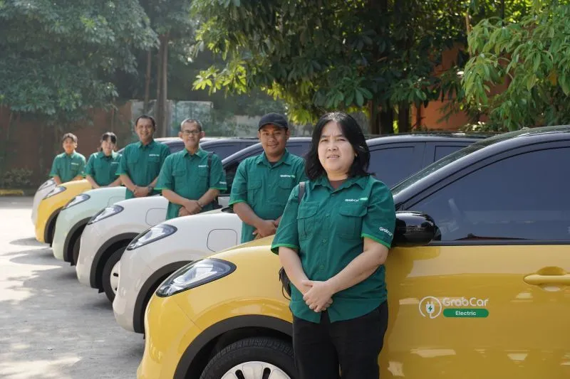 Deretan armada EV dari Grab Indonesia