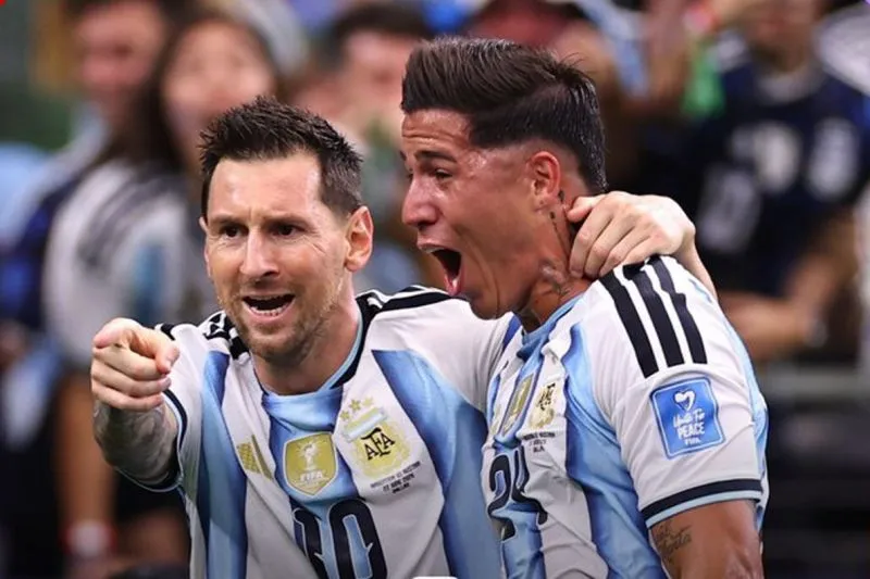Penyerang Timnas Argentina Lionel Messi 