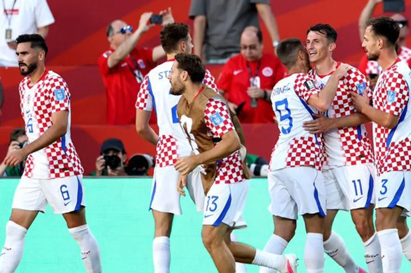 Pemain Kroasia Ante Budimir 