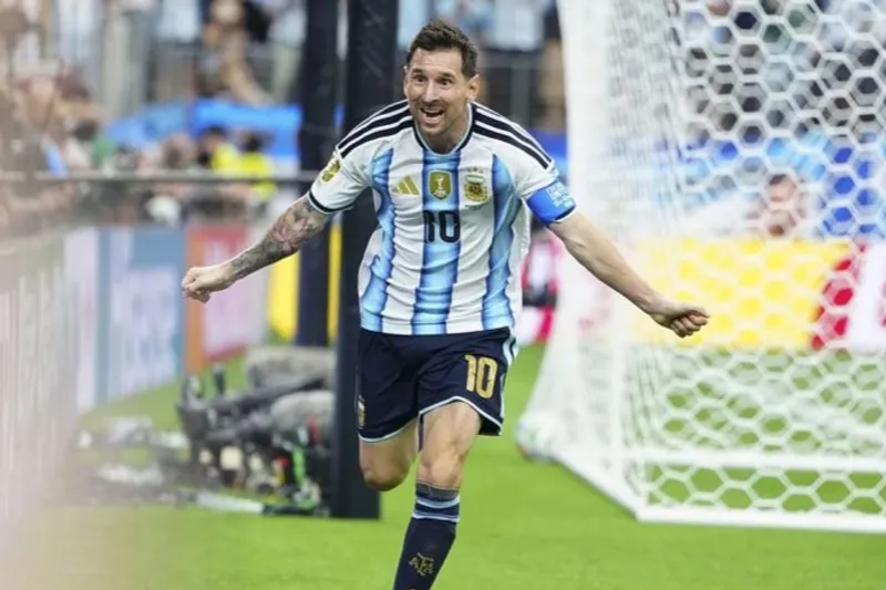 Ujung tombak timnas Argentina Lionel Messi 