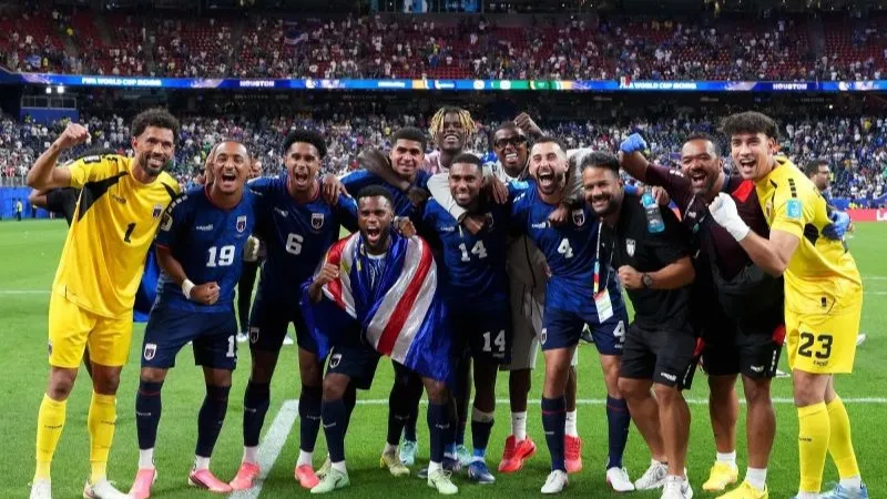 Para pesepak bola Tanjung Verde 