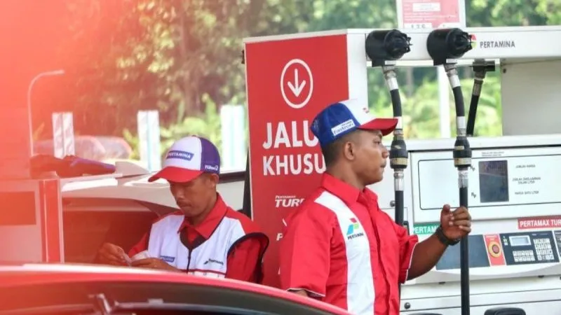 salah satu SPBU di Pulau Madura