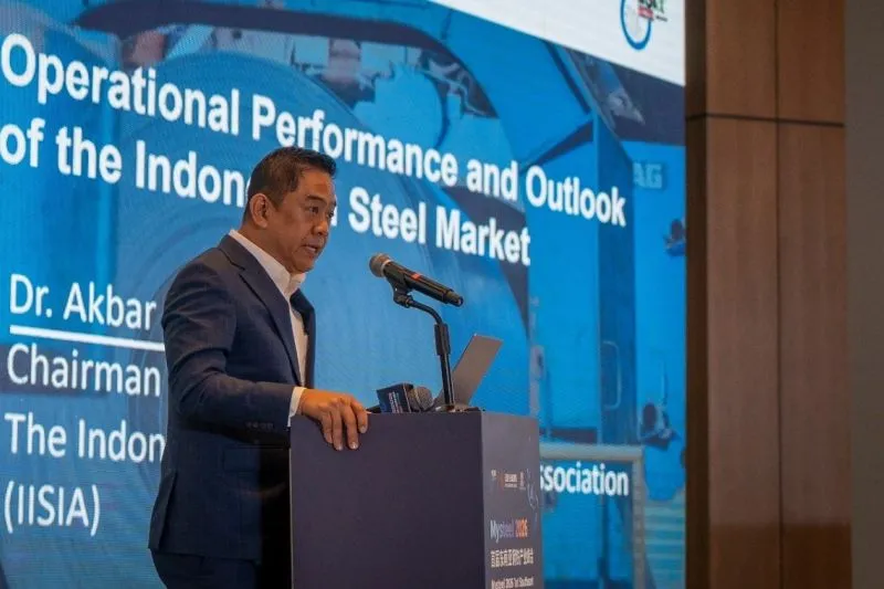 Direktur Utama PT Krakatau Steel (Persero) Tbk Akbar Djohan