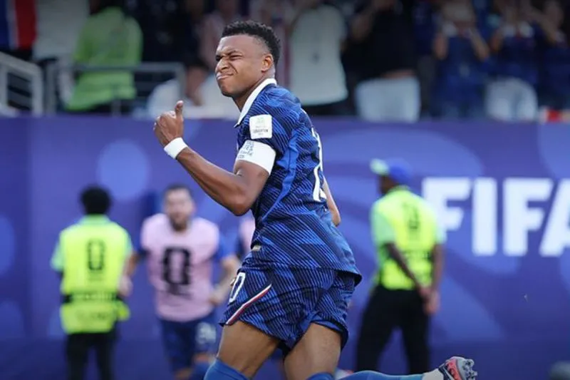 Penyerang timnas Prancis Kylian Mbappe 