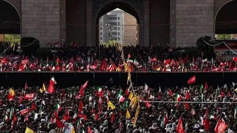 upacara perpisahan mendiang Pemimpin Tertinggi Iran, Ali Khamenei