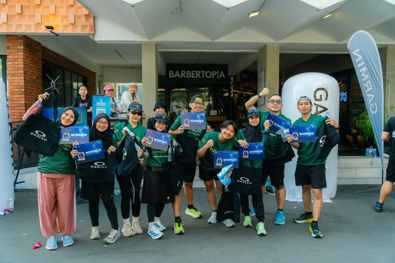 Para pemenang kegiatan Plogging with Matters