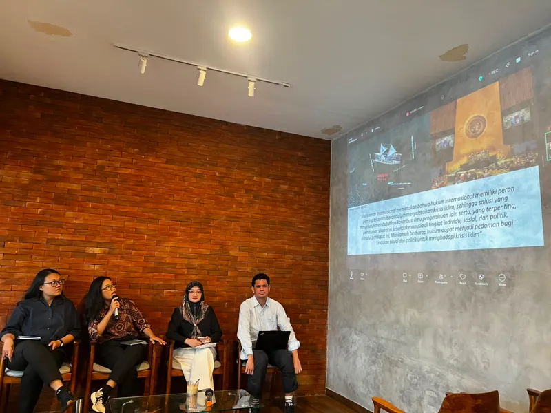 Manajer Pembelaan Hukum Eksekutif Nasional Walhi, Christine Constanta
