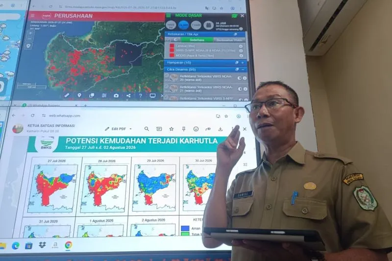 Ketua Satgas Informasi BPBD Kalbar Daniel