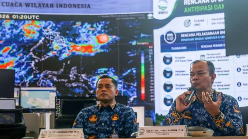 Kepala Badan Meteorologi, Klimatologi, dan Geofisika (BMKG) Teuku Faisal Fathani
