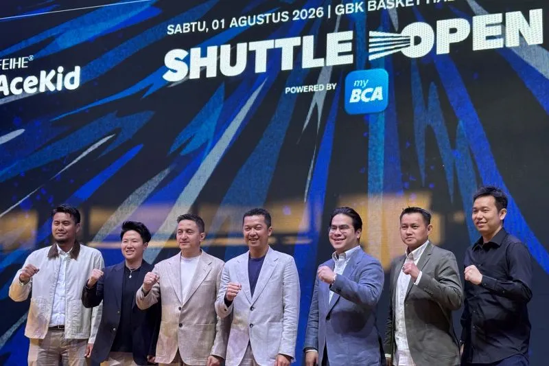 Konferensi pers Shuttle Open 2026 