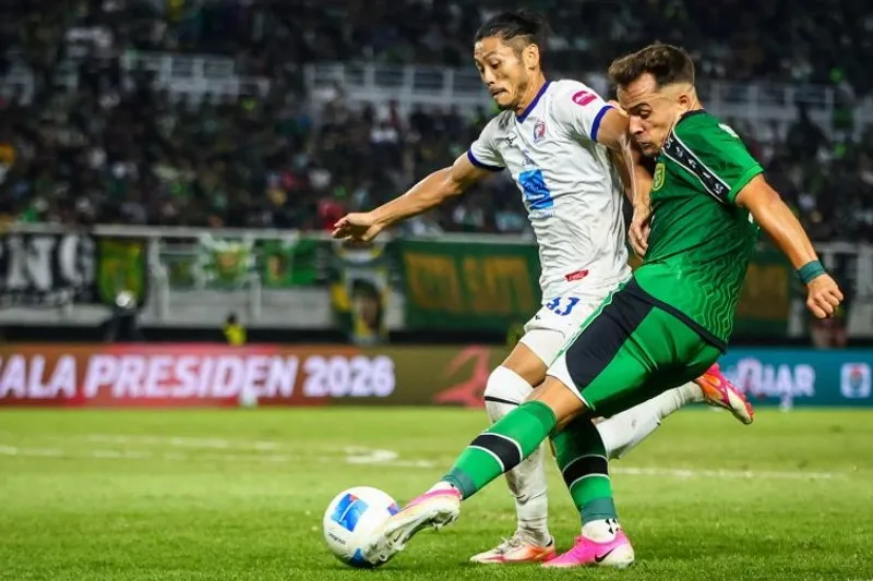 Pesepak bola Persebaya Surabaya Miguel Pereira 