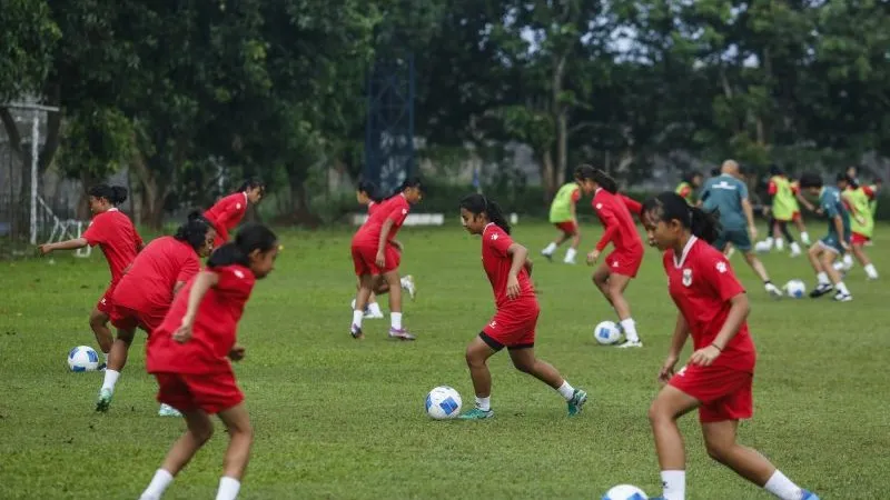 Pesepak bola Timnas Putri Indonesia U-17