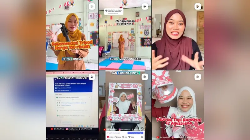 Akun Instagram SIti Alifah Faiz @sitialifahfaiz yang memuat konten affiliasi dan konten edukasi. IVOOX.ID/doc Tangkapan layar Instagram @sitialifahfaiz