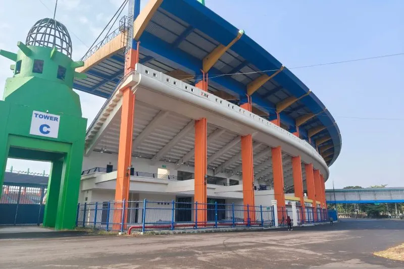 Kondisi Stadion Si Jalak Harupat di Kabupaten Bandung
