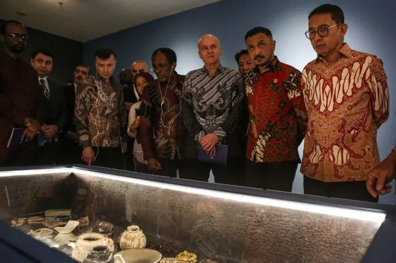 koleksi barang-barang peninggalan situs Bongal