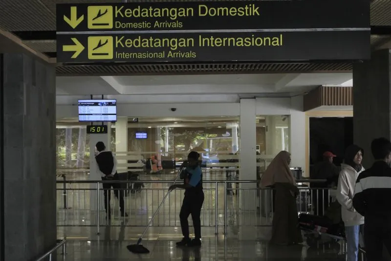 Arsip suasana di bandara El Tari Kupang.