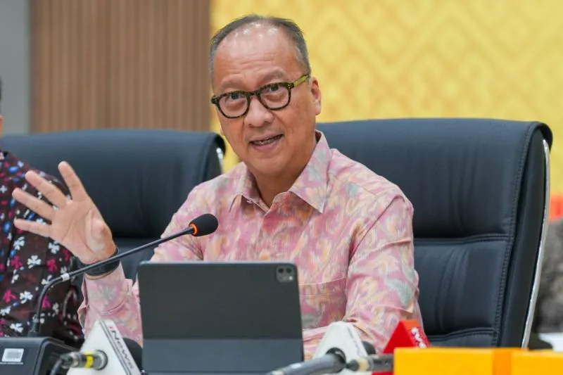 Menteri Perindustrian (Menperin) Agus Gumiwang Kartasasmita.(