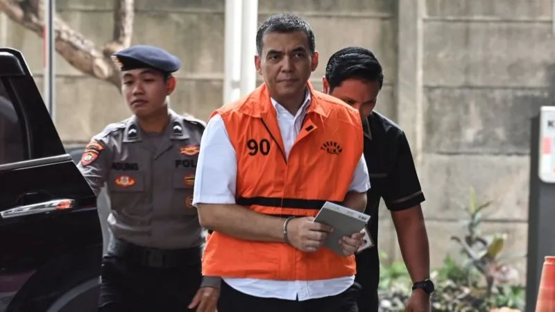 Tersangka kasus dugaan korupsi pengurusan izin tinggal warga negara asing (WNA), Silmy Karim