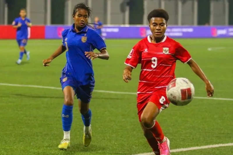 Pesepak bola Timnas Putri Garuda Pertiwi U-16 Indonesia Keysa Arabela Manisya