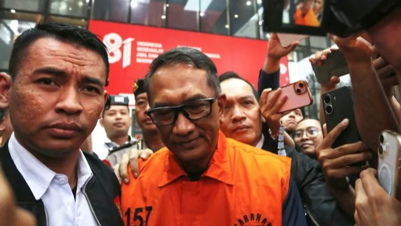 Tersangka Kepala Kantor Pengawasan dan Pelayanan (KPP) Bea dan Cukai Kediri, Gatot Heroe Hernanda