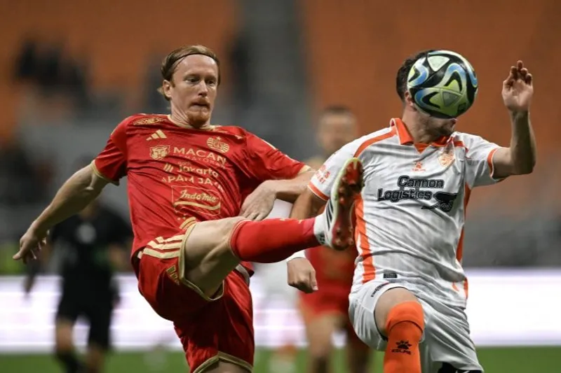 Pesepak bola Persija Jakarta Radovan Pankov 