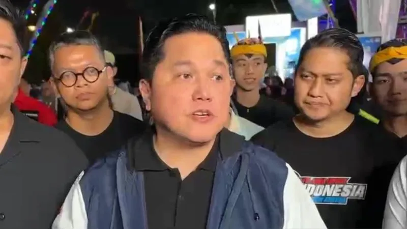 Ketum PSSI yang juga Menpora Erick Thohir 