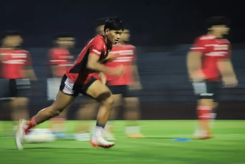 Pesepak bola Timnas Indonesia U-20 Al Gazani Dwi Sugandi