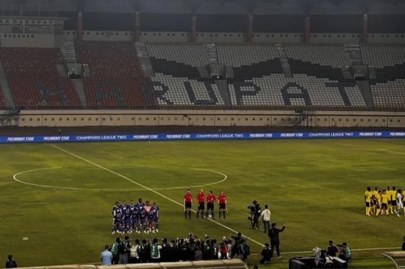 pertandingan Persib Bandung melawan Manilla Digger