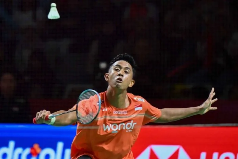 Pebulu tangkis tunggal putra Indonesia Alwi Farhan 