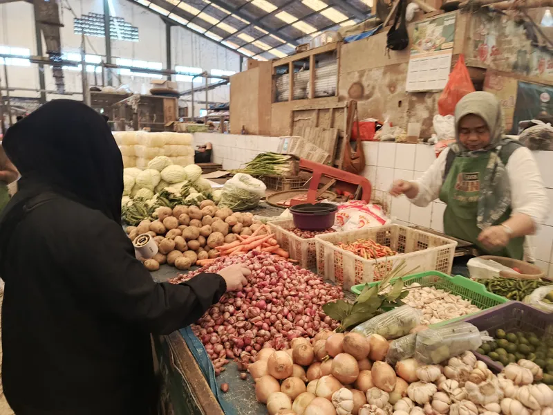 Harga sejumlah komoditas pangan di Pasar Ciseeng 
