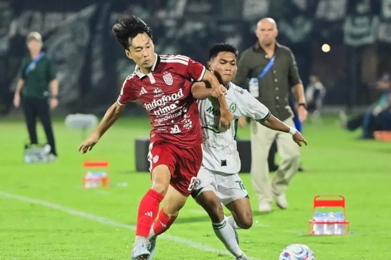 Pesepak bola Bali United Teppei Yachida 
