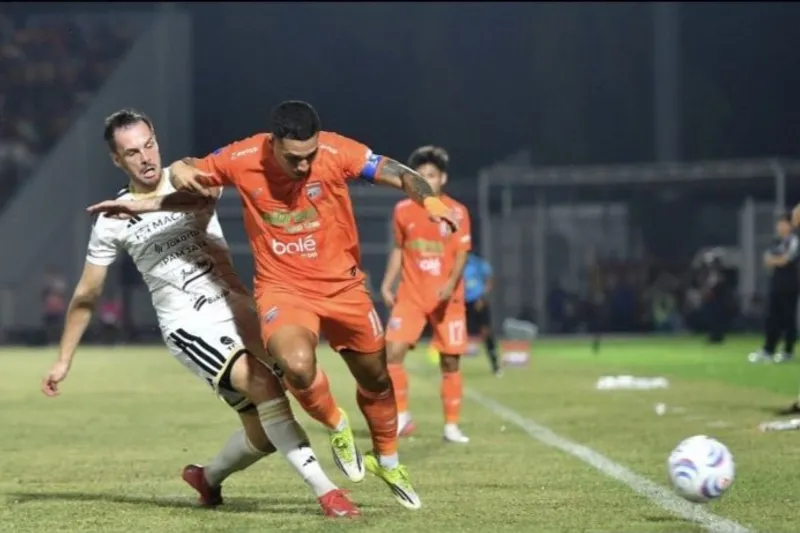 Pemain Borneo FC Juan Felipe Villa Ruiz